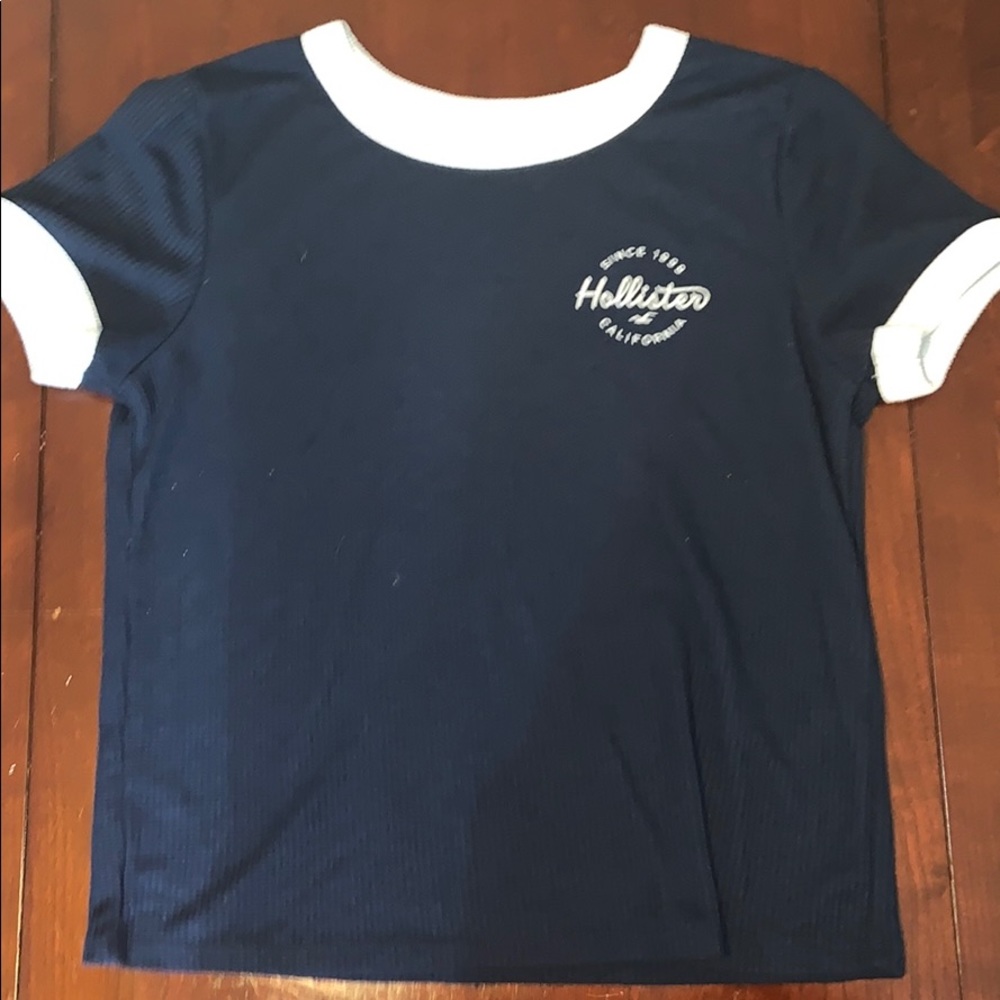Navy Blue Hollister Slim Tee